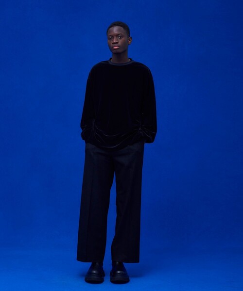 UNITED TOKYO（ユナイテッドトウキョウ）の「ベロアロンT（Tシャツ/カットソー・メンズ・ブラック/ブラウン・FREE）」の5枚目の写真