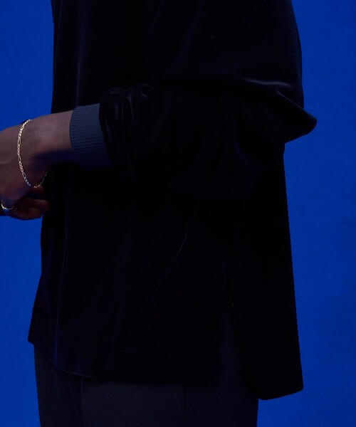 UNITED TOKYO（ユナイテッドトウキョウ）の「ベロアロンT（Tシャツ/カットソー・メンズ・ブラック/ブラウン・FREE）」の3枚目の写真