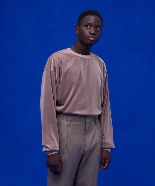 UNITED TOKYO（ユナイテッドトウキョウ）の「ベロアロンT（Tシャツ/カットソー・メンズ・ブラック/ブラウン・FREE）」の17枚目の写真