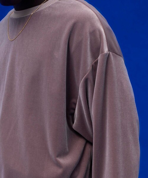 UNITED TOKYO（ユナイテッドトウキョウ）の「ベロアロンT（Tシャツ/カットソー・メンズ・ブラック/ブラウン・FREE）」の4枚目の写真