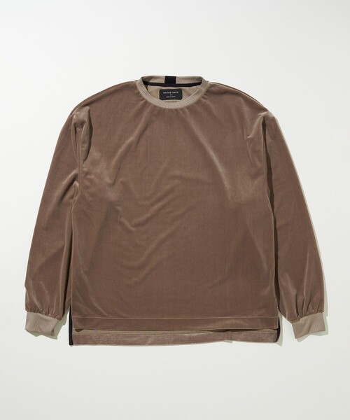 UNITED TOKYO（ユナイテッドトウキョウ）の「ベロアロンT（Tシャツ/カットソー・メンズ・ブラック/ブラウン・FREE）」の10枚目の写真