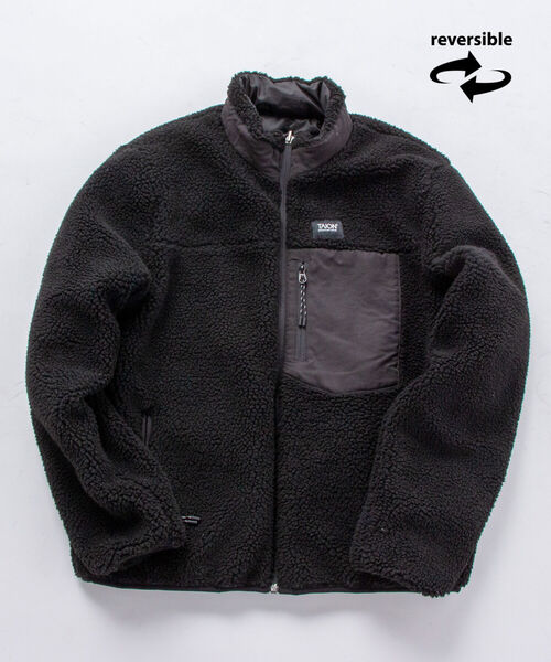 TAION（タイオン）の「【TAION/タイオン】DOWN×BOA REVERSIBLE JACKET #TAION-R102MB（ブルゾン・メンズ・ブラック/オリーブ/ネイビー/ダークブルー・M/L/LL）」の2枚目の写真