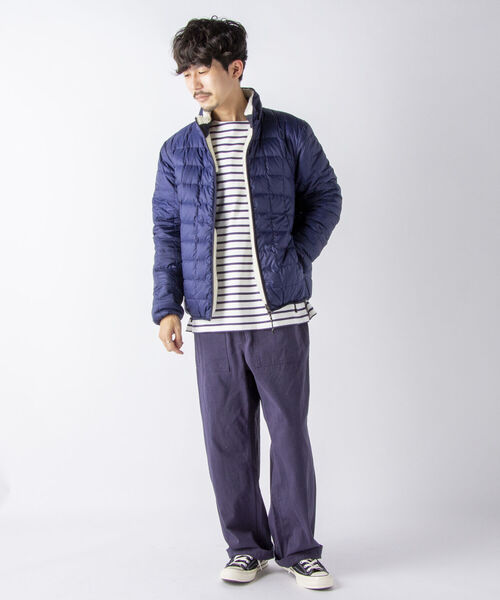 TAION（タイオン）の「【TAION/タイオン】DOWN×BOA REVERSIBLE JACKET #TAION-R102MB（ブルゾン・メンズ・ブラック/オリーブ/ネイビー/ダークブルー・M/L/LL）」の10枚目の写真