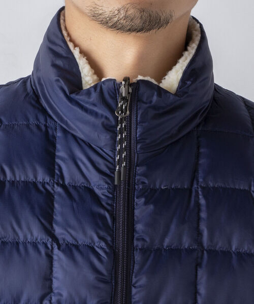TAION（タイオン）の「【TAION/タイオン】DOWN×BOA REVERSIBLE JACKET #TAION-R102MB（ブルゾン・メンズ・ブラック/オリーブ/ネイビー/ダークブルー・M/L/LL）」の8枚目の写真