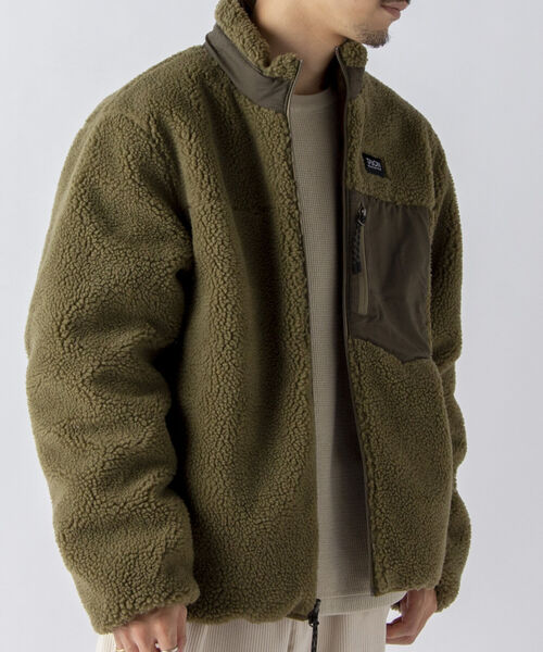 TAION（タイオン）の「【TAION/タイオン】DOWN×BOA REVERSIBLE JACKET #TAION-R102MB（ブルゾン・メンズ・ブラック/オリーブ/ネイビー/ダークブルー・M/L/LL）」の5枚目の写真