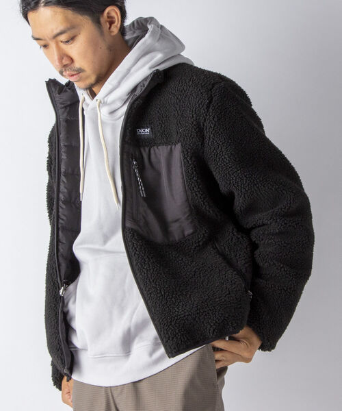 TAION（タイオン）の「【TAION/タイオン】DOWN×BOA REVERSIBLE JACKET #TAION-R102MB（ブルゾン・メンズ・ブラック/オリーブ/ネイビー/ダークブルー・M/L/LL）」の19枚目の写真