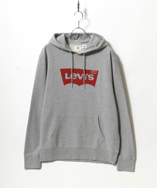 Levi's（リーバイス）の「Levi's/リーバイス ビッグシルエット バットウイング スウェットパーカ/フーディー（パーカー・メンズ・ホワイト/ブラック/グレー・S/M/L）」の12枚目の写真