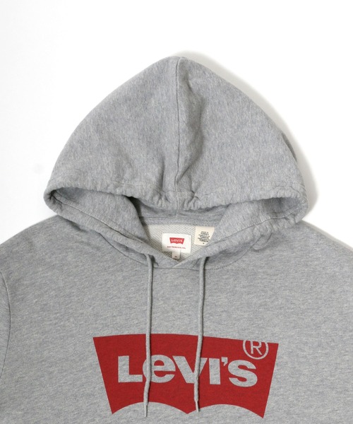 Levi's（リーバイス）の「Levi's/リーバイス ビッグシルエット バットウイング スウェットパーカ/フーディー（パーカー・メンズ・ホワイト/ブラック/グレー・S/M/L）」の7枚目の写真