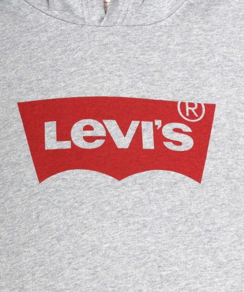Levi's（リーバイス）の「Levi's/リーバイス ビッグシルエット バットウイング スウェットパーカ/フーディー（パーカー・メンズ・ホワイト/ブラック/グレー・S/M/L）」の4枚目の写真