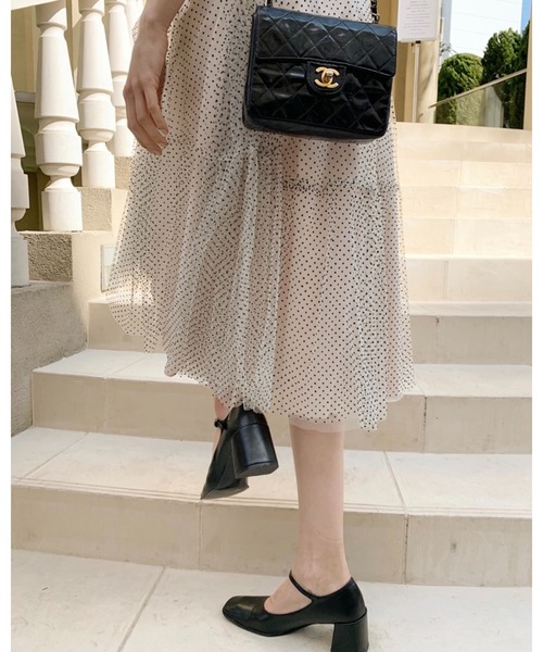 epine（エピヌ）の「tulle see-through volume dress（ドレス