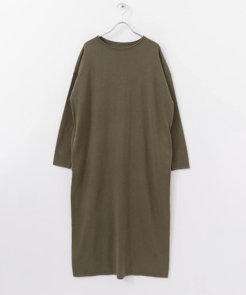 KBF+（ケービーエフプラス）の「KBF+　ロングニットワンピース∴（ワンピース・レディース・ライトベージュ・ONE）」の17枚目の写真