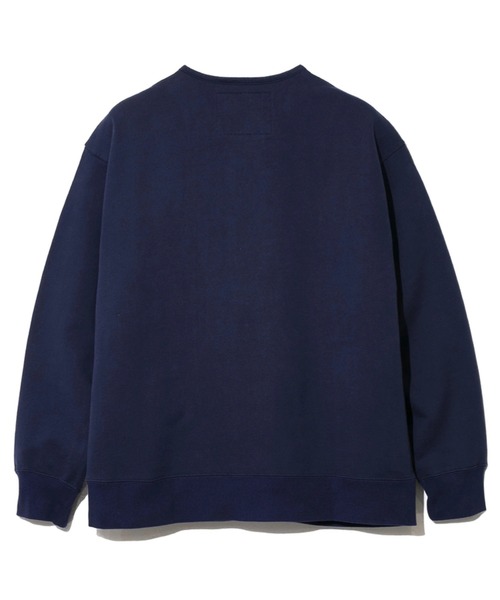 AOZORA（アオゾラ）の「AOZORA/アオゾラ　度詰め裏毛クルーカーディガン（カーディガン/ボレロ・メンズ・ネイビー/アイボリー/グレー・LARGE/MEDIUM/X-LARGE）」の7枚目の写真