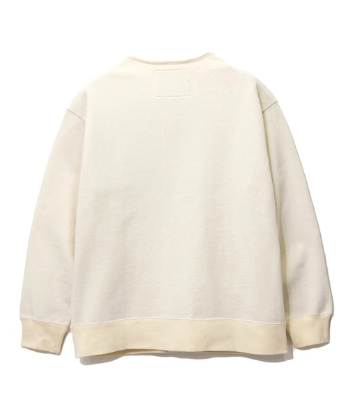 AOZORA（アオゾラ）の「AOZORA/アオゾラ　度詰め裏毛クルーカーディガン（カーディガン/ボレロ・メンズ・ネイビー/アイボリー/グレー・LARGE/MEDIUM/X-LARGE）」の6枚目の写真