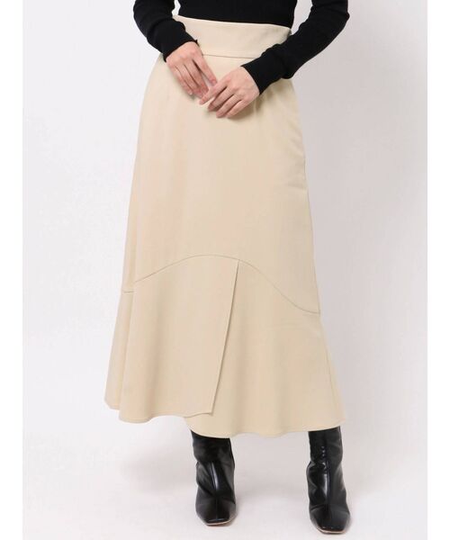 LAGUNAMOON(ラグナムーン)の「サスペンダーハイウエストスカート(スカート・レディース・ブラック/アイボリー/ベージュ・MEDIUM/SMALL)」の10枚目の写真