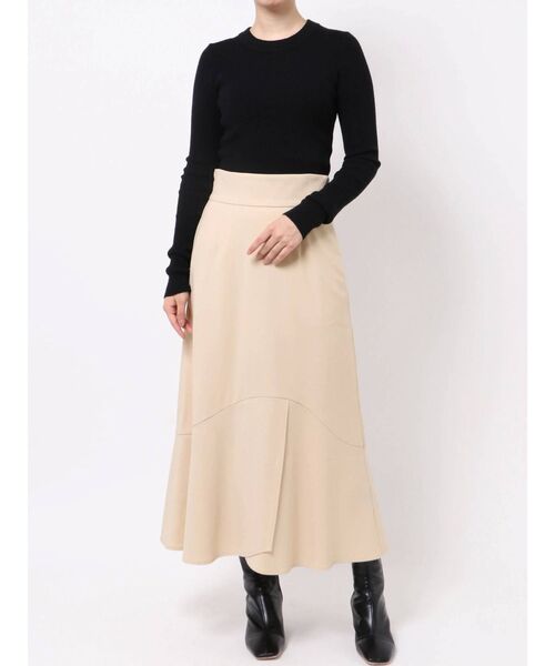 LAGUNAMOON(ラグナムーン)の「サスペンダーハイウエストスカート(スカート・レディース・ブラック/アイボリー/ベージュ・MEDIUM/SMALL)」の13枚目の写真