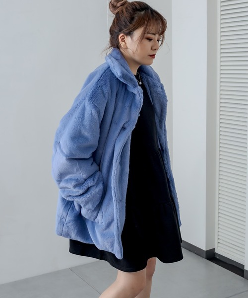 RASVOA(ラスボア)の「ボリュームティアードワンピース(ワンピース・レディース・ブラック/グレー/サックスブルー/アイボリー・FREE)」の10枚目の写真