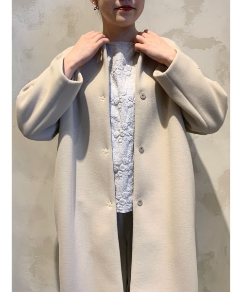 美品 ビアズリー フロント刺繍カットソー ペイズリー柄 綿100% ゆったりめ Amazon | [BEARDSLEY] [ビアズリー] 《シーズンレス・洗える