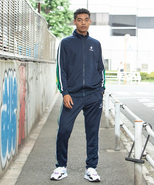 le coq sportif(ルコックスポルティフ)の「トラックジャージロングパンツ メンズ ウェア ロングパンツ ボトムス スポーツウェア(その他パンツ・メンズ・ホワイト/ブラック/ネイビー・M/XL/XXL/S/L)」の8枚目の写真