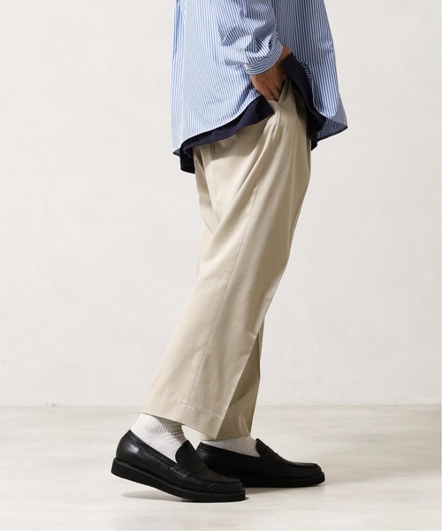 Dickies（ディッキーズ）の「【fosterr / フォスター】 CONSTRUCT 2TUCK by Dickies（チノパンツ・メンズ・ブラック/ベージュ・SMALL/MEDIUM/LARGE/X-LARGE）」の7枚目の写真