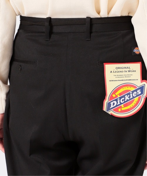 Dickies（ディッキーズ）の「【fosterr / フォスター】 CONSTRUCT 2TUCK by Dickies（チノパンツ・メンズ・ブラック/ベージュ・SMALL/MEDIUM/LARGE/X-LARGE）」の13枚目の写真