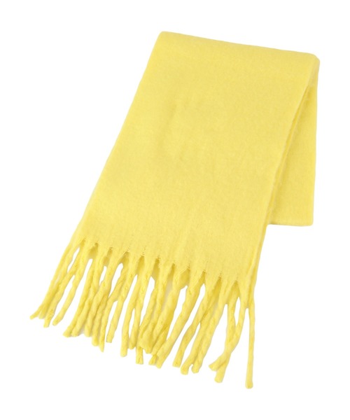 titivate(ティティベイト)の「ボリュームマフラー/ストール(マフラー・レディース・アイボリー/ブラック/ライトカーキ/ピンクベージュ/モカ/グリーン/レッド/チャコール/オレンジ/イエロー/ブルー/ライトベージュ/レッド系その他・FREE)」の9枚目の写真