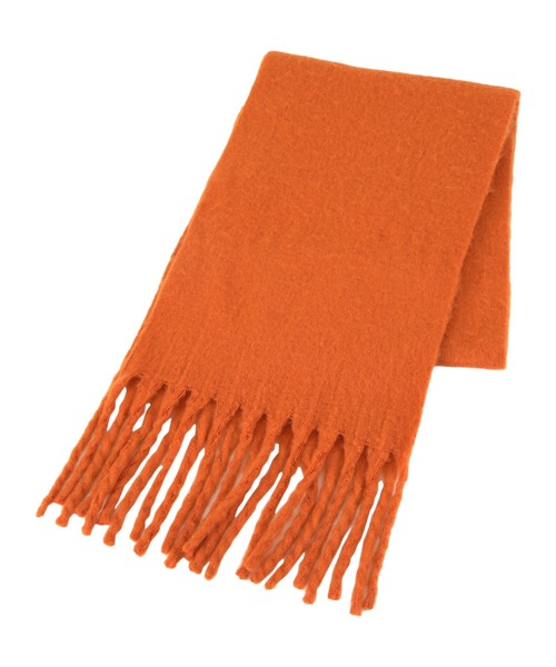 titivate(ティティベイト)の「ボリュームマフラー/ストール(マフラー・レディース・アイボリー/ブラック/ライトカーキ/ピンクベージュ/モカ/グリーン/レッド/チャコール/オレンジ/イエロー/ブルー/ライトベージュ/レッド系その他・FREE)」の13枚目の写真