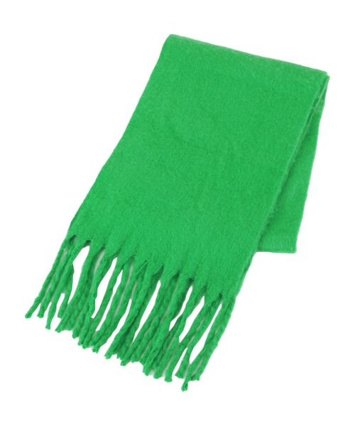 titivate(ティティベイト)の「ボリュームマフラー/ストール(マフラー・レディース・アイボリー/ブラック/ライトカーキ/ピンクベージュ/モカ/グリーン/レッド/チャコール/オレンジ/イエロー/ブルー/ライトベージュ/レッド系その他・FREE)」の6枚目の写真