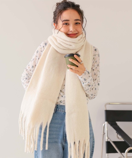 theredthreadマフラー　ホワイト 717diqw1l0L.jpg_BO30,255,255,