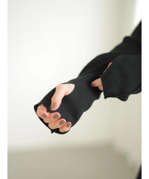 rem closet（レムクローゼット）の「ハイネックリンキングワンピース（ワンピース・レディース・ブラック/ブラウン・S）」の21枚目の写真