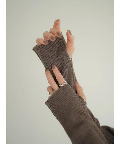 rem closet（レムクローゼット）の「ハイネックリンキングワンピース（ワンピース・レディース・ブラック/ブラウン・S）」の18枚目の写真