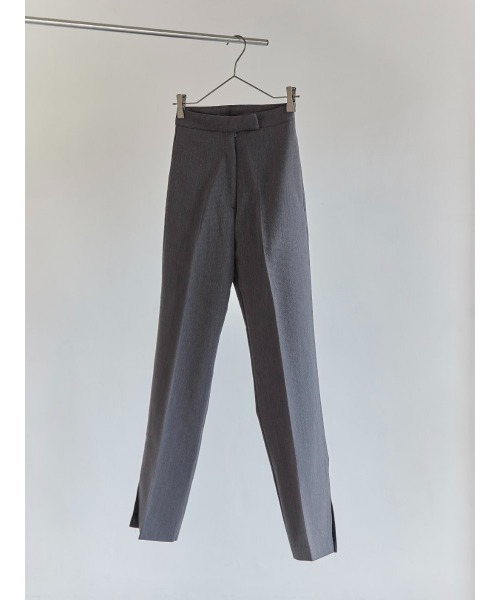 amel（エイメル）の「センタープレスサイドスリットパンツ（その他パンツ・レディース・グレー・FREE）」の7枚目の写真