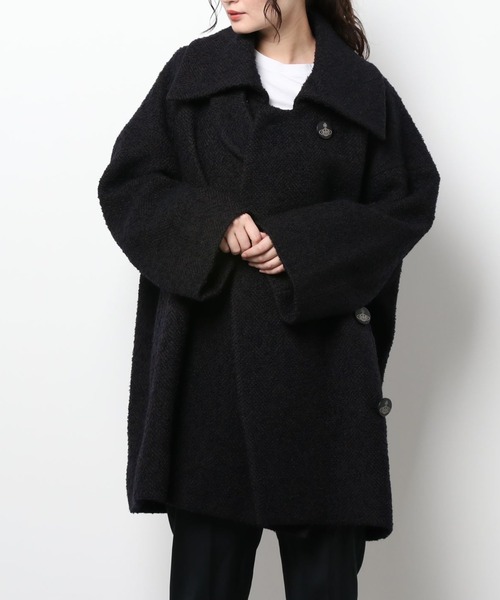 Vivienne Weslwood へリンボン柄コート ☆Vivienne Westwood☆Wittgenstein コート レオパード