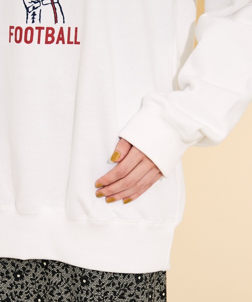 GOOD ROCK SPEED（グッドロックスピード）の「【GOOD ROCK SPEED】カレッジスウェット（スウェット・レディース・ブラック/グレー/ホワイト・FREE）」の8枚目の写真