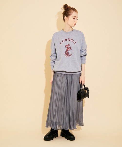 GOOD ROCK SPEED（グッドロックスピード）の「【GOOD ROCK SPEED】カレッジスウェット（スウェット・レディース・ブラック/グレー/ホワイト・FREE）」の17枚目の写真