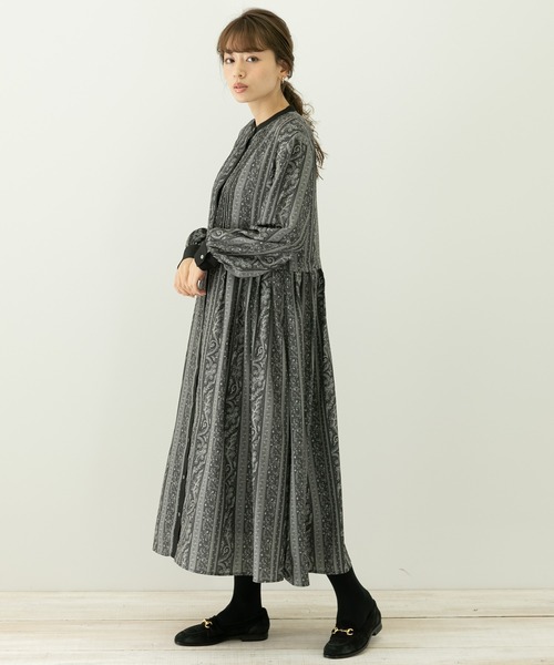 URBAN RESEARCH Sonny Label（アーバンリサーチサニーレーベル）の「ミュルーズプリントワンピース（ワンピース・レディース・ブラック系その他/ベージュ系その他・FREE）」の7枚目の写真