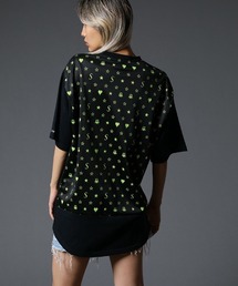 mt7533-40-2天竺-メッシュスターグラムpt ワイドシルエット SS Tシャツ