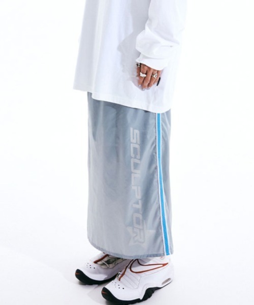 sculptor スカート SCULPTOR（スカルプター）の「CyberPunk Satin Long Skirt/サイバー