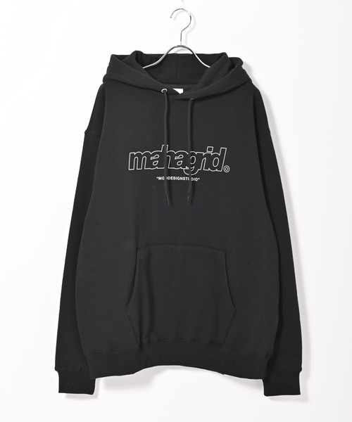 MAHAGRID（マハグリッド）の「mahagrid(マハグリッド) THIRD ロゴ プルオーバーパーカー（パーカー・メンズ・ブラック/グレー/チャコール・L/XL/M/S）」の9枚目の写真