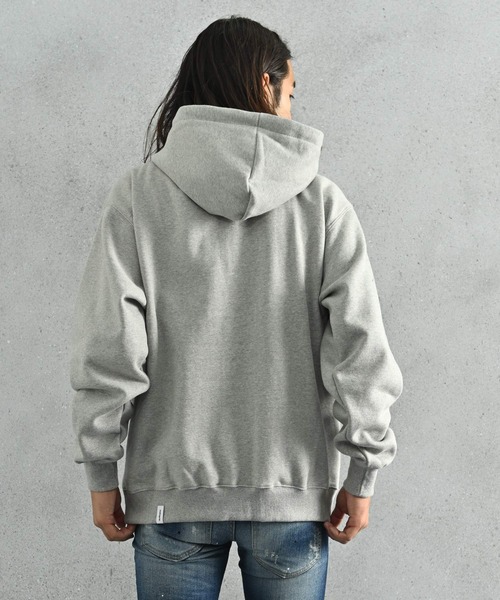 MAHAGRID（マハグリッド）の「mahagrid(マハグリッド) THIRD ロゴ プルオーバーパーカー（パーカー・メンズ・ブラック/グレー/チャコール・L/XL/M/S）」の12枚目の写真