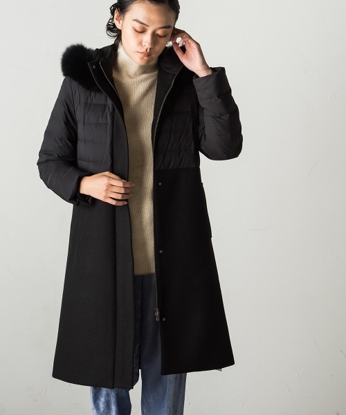 超お得 セール 異素材ダウンfoxファーコート その他アウター Mayson Grey メイソングレイ のファッション ブランド品買取 Randygravitt Com