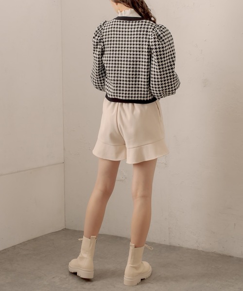 OLIVE des OLIVE（オリーブデオリーブ）の「配色レトロカーディガン（カーディガン/ボレロ・レディース・ブラック/スミクロ/ブラウン・FREE）」の21枚目の写真