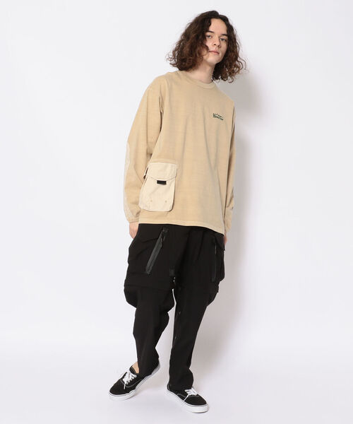 MANASTASH（マナスタッシュ）の「MANASTASH/マナスタッシュ　ARMOR LONG SLEEVE 22　7123039（Tシャツ/カットソー・メンズ・ブラック/ベージュ/グリーン・MEDIUM/LARGE/X-LARGE）」の18枚目の写真