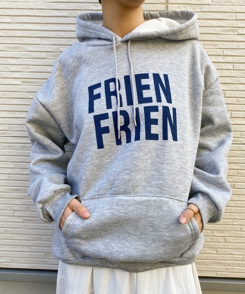 at12:03(アットイチニーゼロサン)の「ロゴプリントパーカー(スウェット・レディース・アイボリー/グレー・FREE)」の18枚目の写真