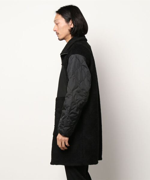 GOMME HOMME（ゴムオム）の「トスカーナボア　チェンジスリーブコート（その他アウター・メンズ・ブラック/チャコールグレー・MEDIUM）」の3枚目の写真