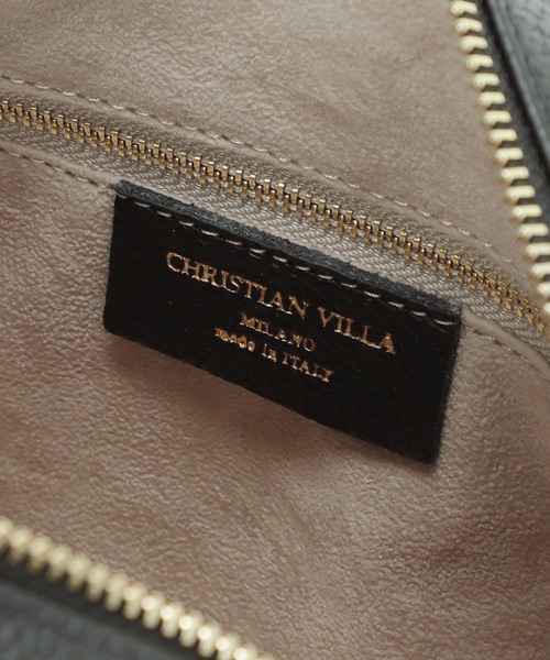 SLOBE IENA(スローブイエナ)の「【CHRISTIAN VILLA/クリスチャン ヴィラ】ボストンバッグ◆(ボストンバッグ・レディース・ブラック/キャメル・FREE)」の11枚目の写真