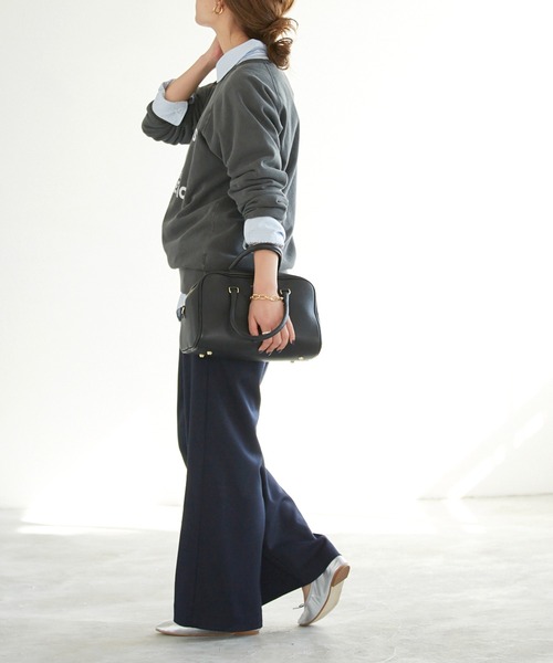 SLOBE IENA(スローブイエナ)の「【CHRISTIAN VILLA/クリスチャン ヴィラ】ボストンバッグ◆(ボストンバッグ・レディース・ブラック/キャメル・FREE)」の16枚目の写真