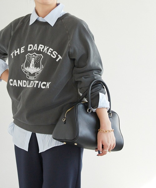 SLOBE IENA(スローブイエナ)の「【CHRISTIAN VILLA/クリスチャン ヴィラ】ボストンバッグ◆(ボストンバッグ・レディース・ブラック/キャメル・FREE)」の14枚目の写真