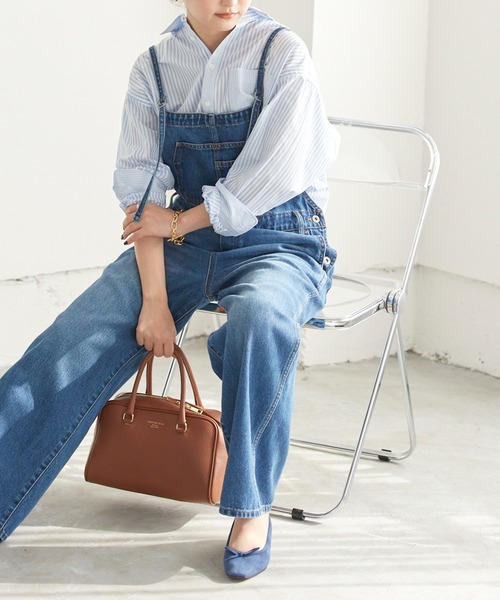 SLOBE IENA(スローブイエナ)の「【CHRISTIAN VILLA/クリスチャン ヴィラ】ボストンバッグ◆(ボストンバッグ・レディース・ブラック/キャメル・FREE)」の20枚目の写真