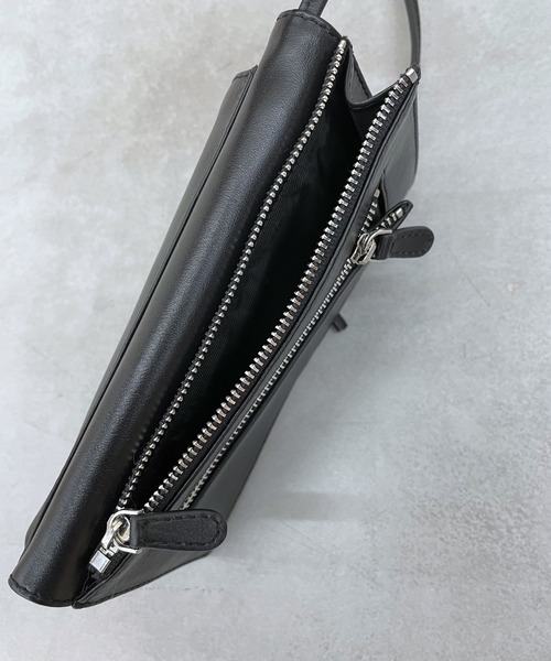 mystic（ミスティック）の「携帯ウォレットバッグ（ショルダーバッグ・レディース・ブラック/オフホワイト・ONE SIZE）」の9枚目の写真