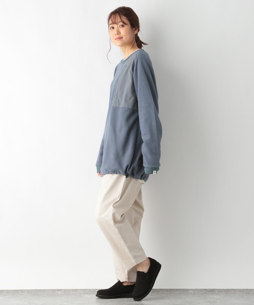 GLOBAL WORK（グローバルワーク）の「LOGOS＊GW　フリースプルオーバー/236227（その他トップス・メンズ・スカイブルー/ネイビー/ライトベージュ・MEDIUM/LARGE）」の5枚目の写真